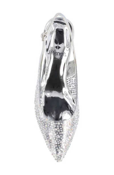 J. Reneé Ferryanne Slingback Pointed Toe Kitten Heel Pump