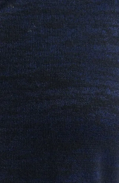 Rag & Bone The Knit Button Short Sleeve Polo Navy Multi