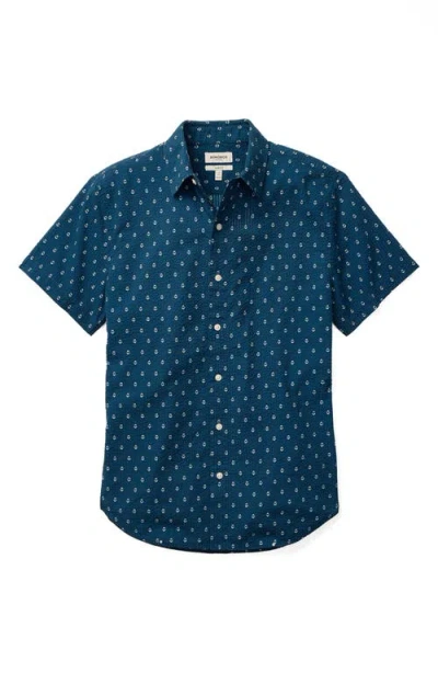 Bonobos Riviera Point Collar Seersucker Button-up Shirt In Blue