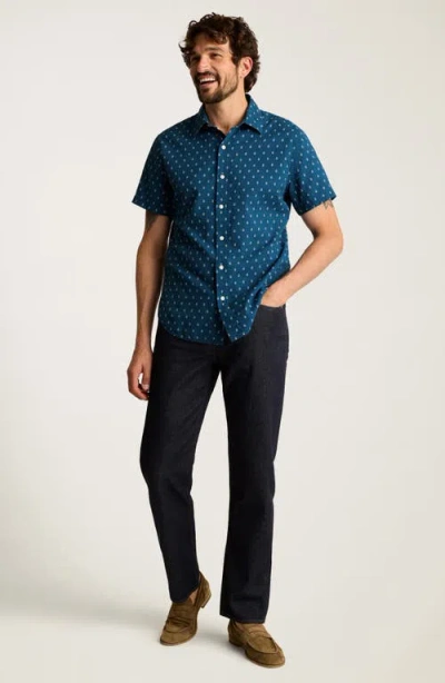 Bonobos Riviera Point Collar Seersucker Button-up Shirt In Blue