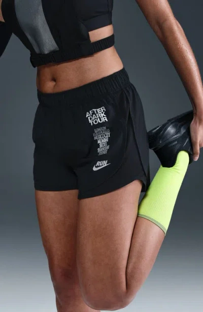 Nike Tempo After Dark Tour Dri-fit Lined Running Shorts