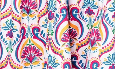 Boden Bella Puff Sleeve Tiered Maxi Sundress In Multi
