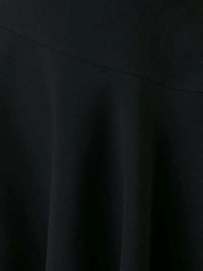 Shop Jw Anderson Layered Asymmetric Skirt In Black