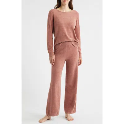 Barefoot Dreams Cozychic® Ultra Lite® Boat Neck Pajamas In Brown