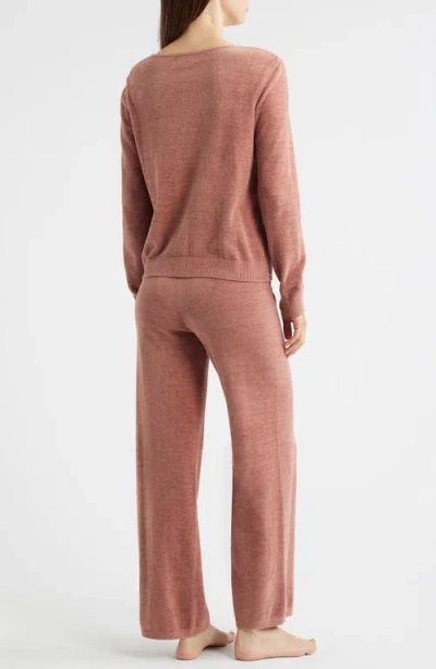 Barefoot Dreams Cozychic® Ultra Lite® Boat Neck Pajamas In Brown