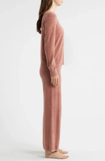 Barefoot Dreams Cozychic® Ultra Lite® Boat Neck Pajamas In Brown