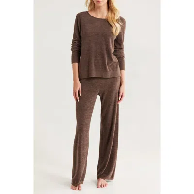 Barefoot Dreams Cozychic® Ultra Lite® Boat Neck Pajamas In Brown
