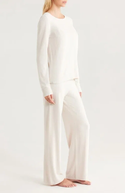 Barefoot Dreams Cozychic® Ultra Lite® Boat Neck Pajamas In White