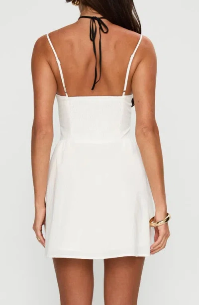Princess Polly Toulouse Cotton Mini Sundress In White
