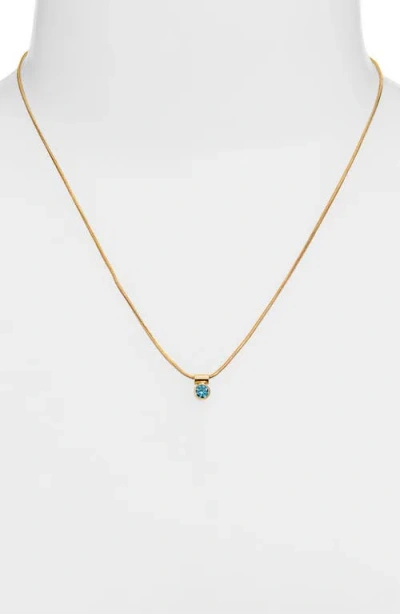 Set & Stones Ellie Birthstone Pendant Necklace