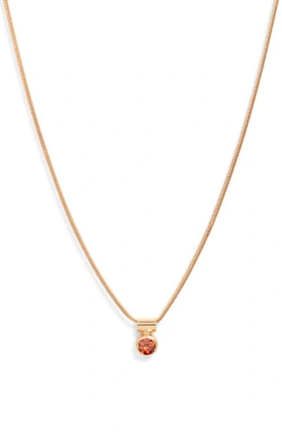 Set & Stones Ellie Birthstone Pendant Necklace