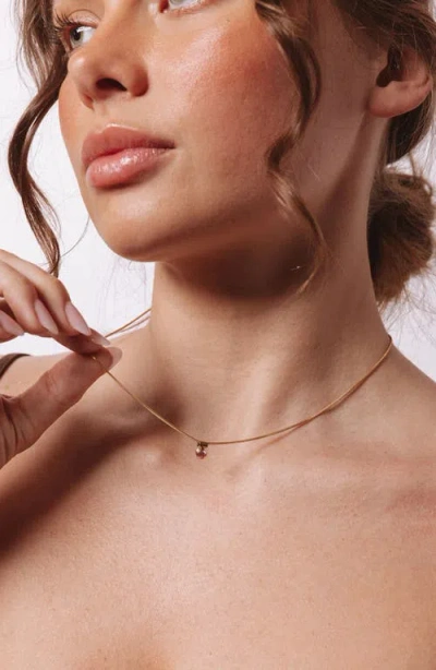 Set & Stones Ellie Birthstone Pendant Necklace