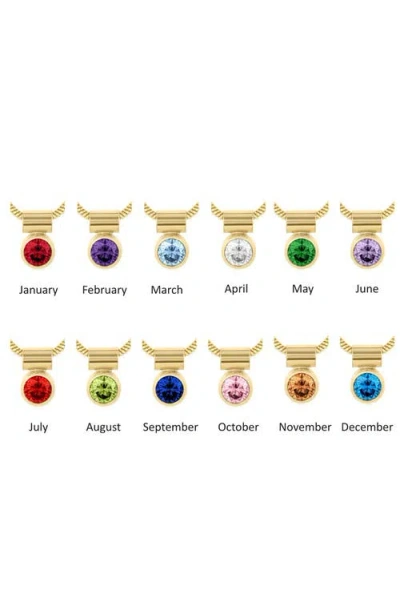 Set & Stones Ellie Birthstone Pendant Necklace