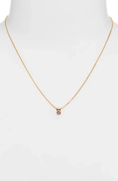 Set & Stones Ellie Birthstone Pendant Necklace