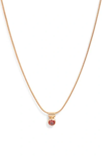 Set & Stones Ellie Birthstone Pendant Necklace