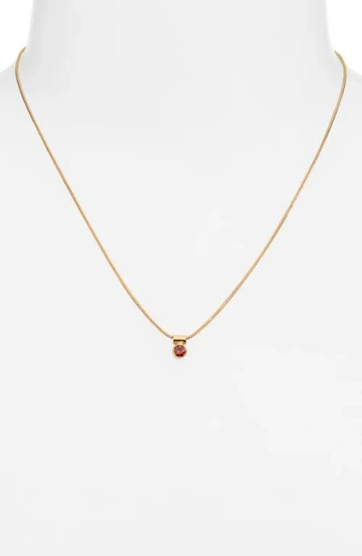 Set & Stones Ellie Birthstone Pendant Necklace