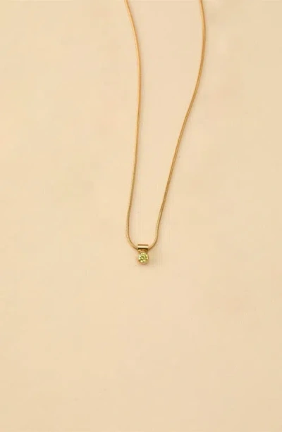 Set & Stones Ellie Birthstone Pendant Necklace