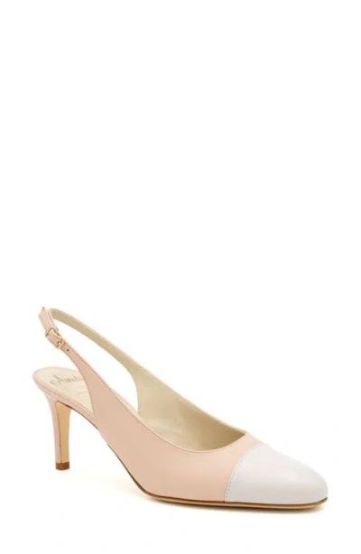 Amalfi By Rangoni Lauretta Slingback Cap Toe Pump