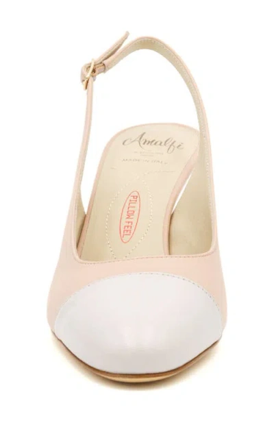 Amalfi By Rangoni Lauretta Slingback Cap Toe Pump