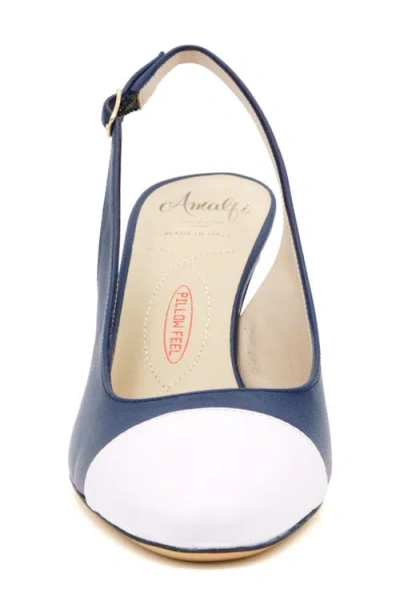 Amalfi By Rangoni Lauretta Slingback Cap Toe Pump