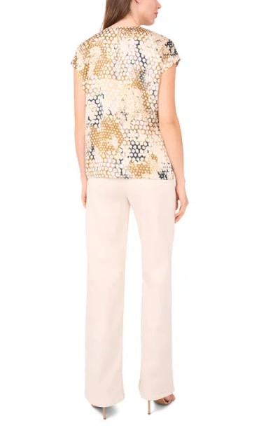 Halogenr Halogen(r) Print Cap Sleeve Top