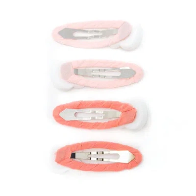 Puttisu 4pc Bunny Hug Snap Clip Set