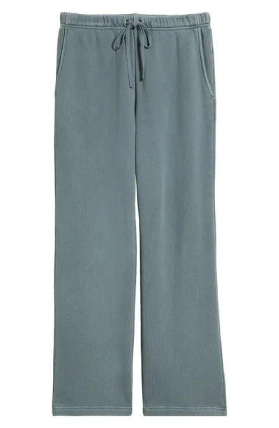 Elwood Core Organic Cotton Straight Leg Sweatpants In Blue