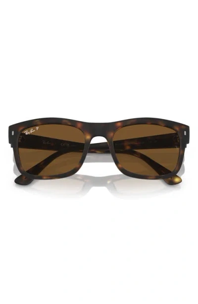 Ray Ban Ray-ban 56mm Polarized Square Sunglasses