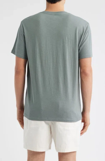 Treasure & Bond Lived In Slub Jersey Crewneck T-shirt In Gray