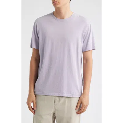 Treasure & Bond Lived In Slub Jersey Crewneck T-shirt In Purple