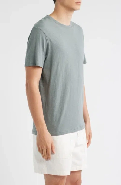 Treasure & Bond Lived In Slub Jersey Crewneck T-shirt In Gray