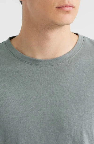 Treasure & Bond Lived In Slub Jersey Crewneck T-shirt In Gray