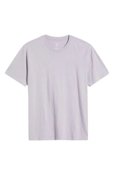 Treasure & Bond Lived In Slub Jersey Crewneck T-shirt In Purple