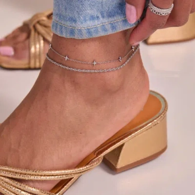 Alex And Ani Mini Rope Chain Anklet
