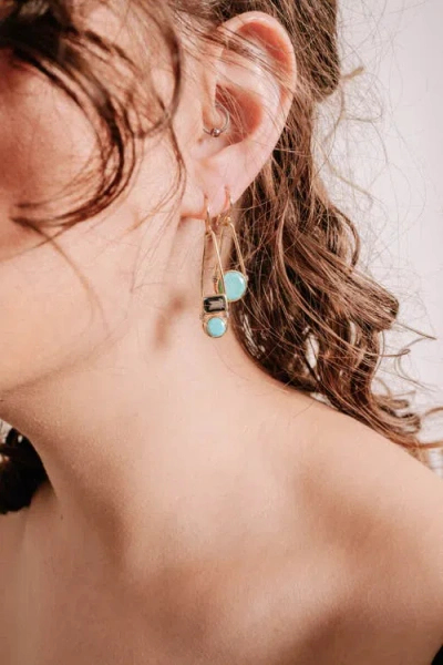 Elliot Young "candy Rush" Single Drop Gemstone Earring