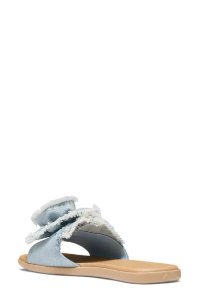 Kate Spade New York Flourish Denim Slide Sandal