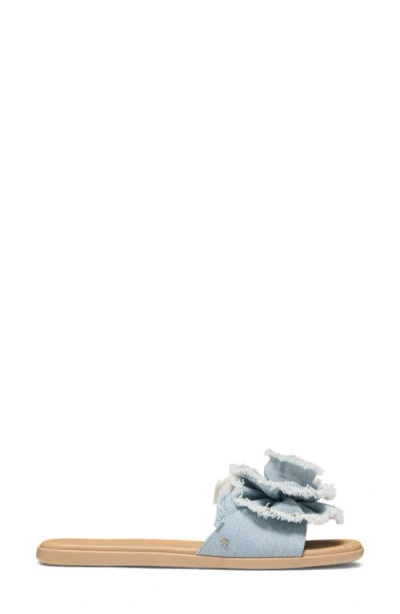 Kate Spade New York Flourish Denim Slide Sandal
