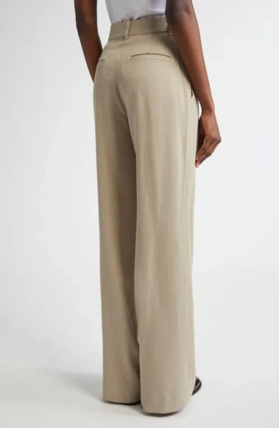 St John St. John Collection Stretch Twill Straight Leg Pants In Neutral