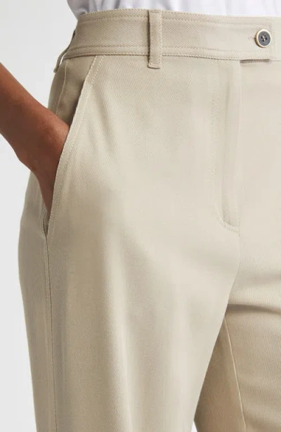 St John St. John Collection Stretch Twill Straight Leg Pants In Neutral
