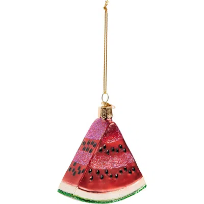 Old World Christmas Watermelon Wedge Glass Ornament
