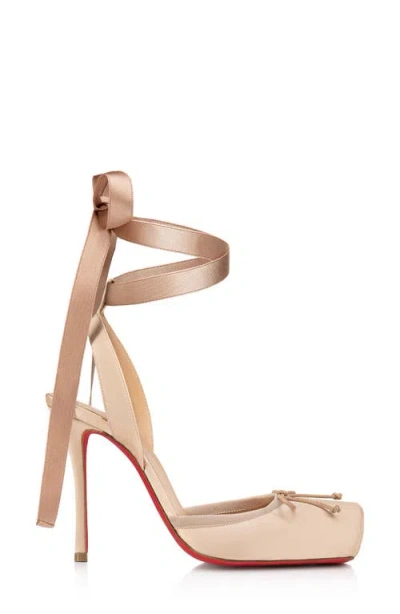 Christian Louboutin Cassia Lace-up Slingback Pump