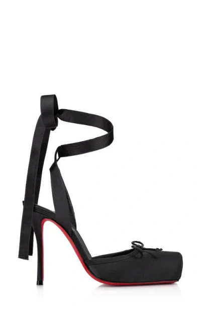Christian Louboutin Cassia Lace-up Slingback Pump