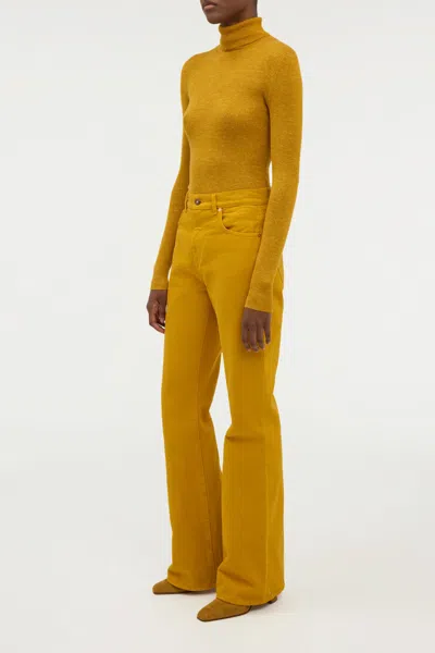 Gabriela Hearst Willa Bootcut Jean In Golden Birch Recycled Cotton Denim