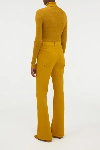 Gabriela Hearst Willa Bootcut Jean In Golden Birch Recycled Cotton Denim