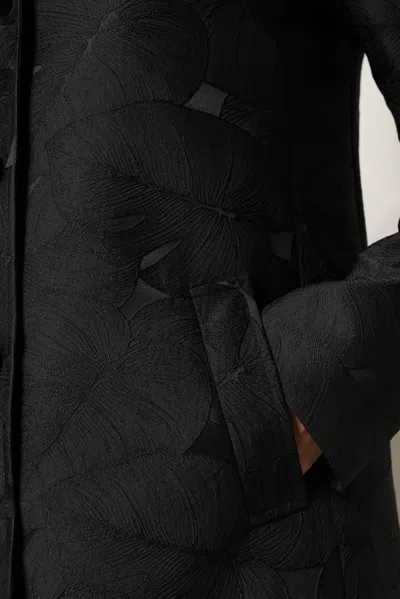 Dolce & Gabbana Black Single Breasted Trench Coat Jacket In Black