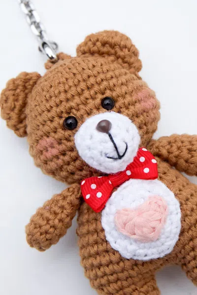 Danielle Guizio Ny Blushie Bear Bag Charm