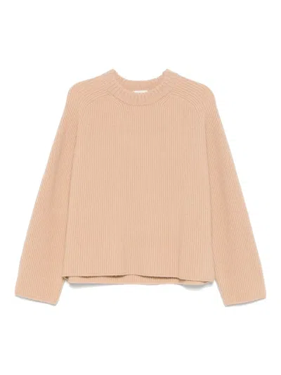 Forte Forte Ribbed Jumper In Neutral
