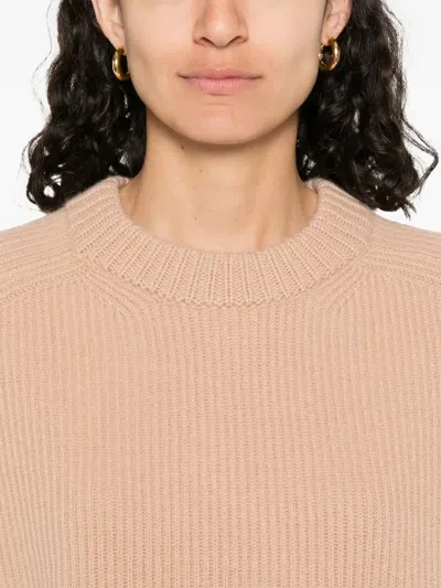 Forte Forte Ribbed Jumper In Neutral