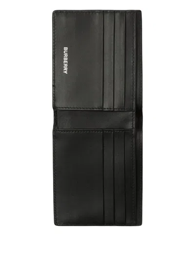 Burberry Check Pattern Hipfold Wallet With Smooth Leather Interior In Multi