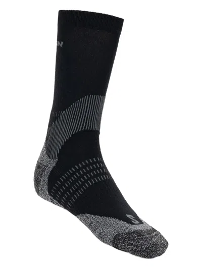 Salomon Patterned Socks In Gray